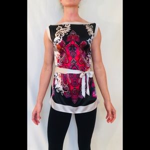 Bebe Silk long tank top